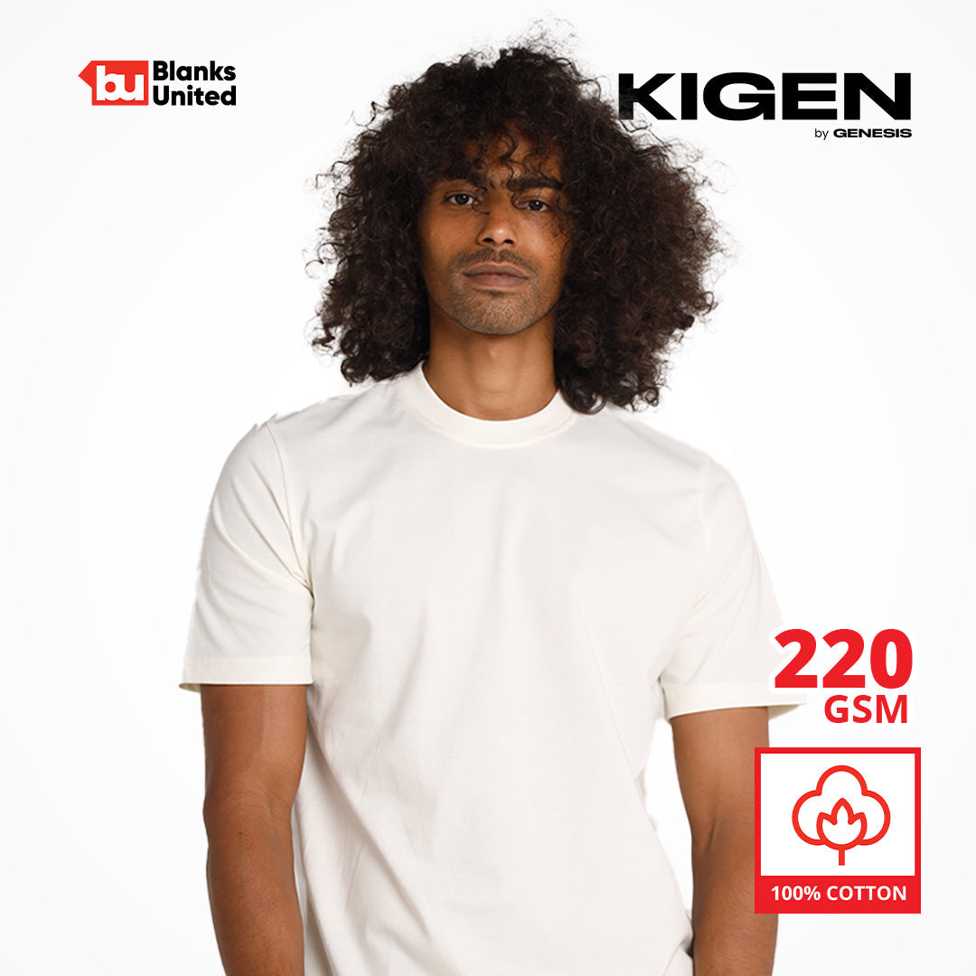 KIGEN #5700 Unisex Soft Hybrid Cotton Tee LIGHT COLORS (Regular Fit) (S-3XL)