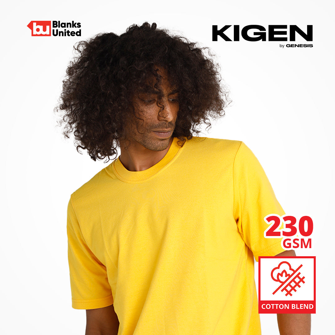 KIGEN #7000 UNISEX HEAVY POLY COTTON LIGHT COLORS (Regular Fit) (XS-3XL)