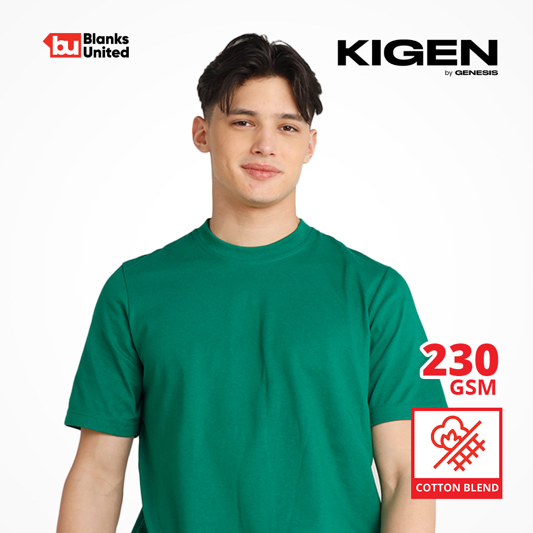 KIGEN #7000 UNISEX HEAVY POLY COTTON DARK COLORS (Regular Fit) (XS-3XL)