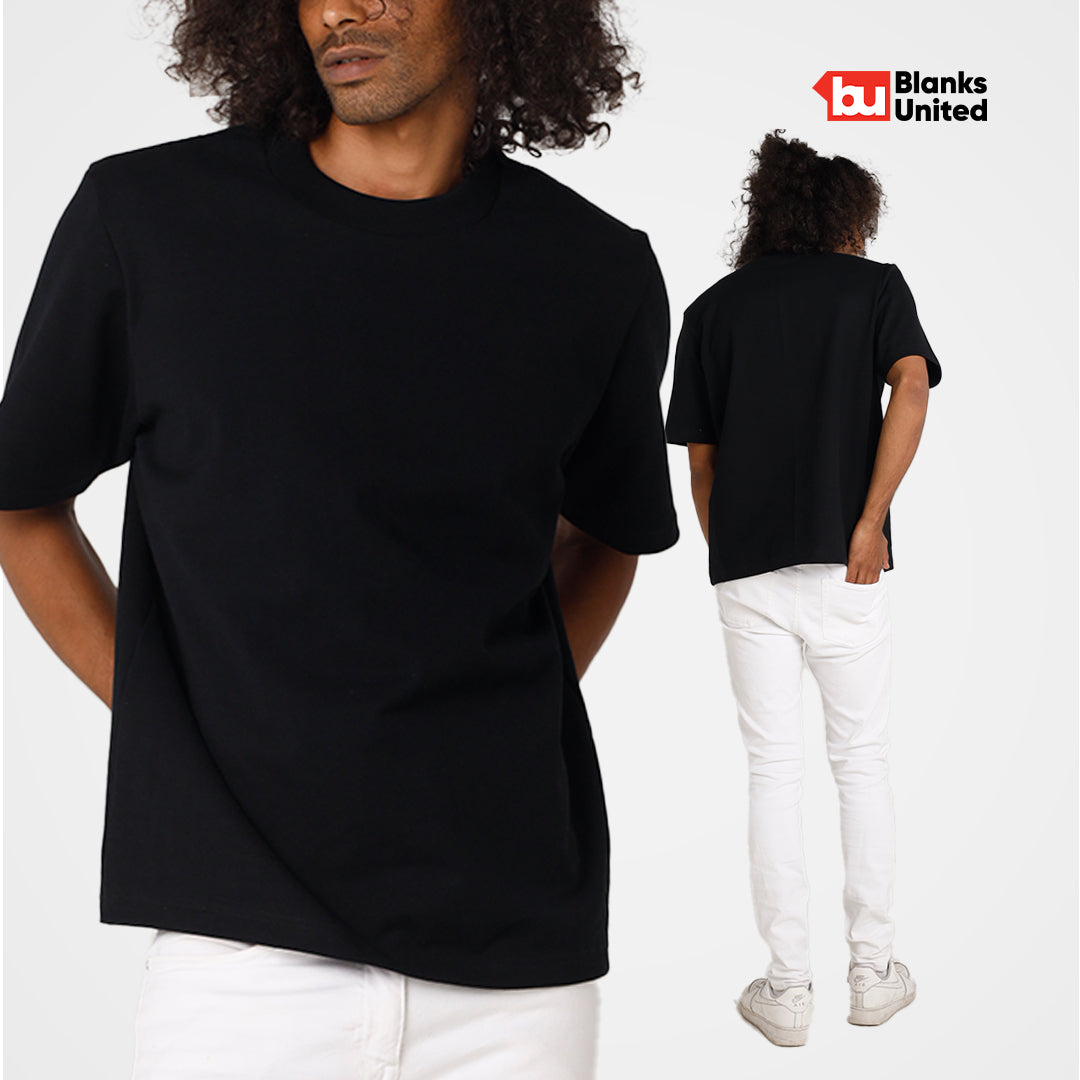 KIGEN #7350 Unisex Heavy Jersey Oversized Mock Tee (XS - 3XL)