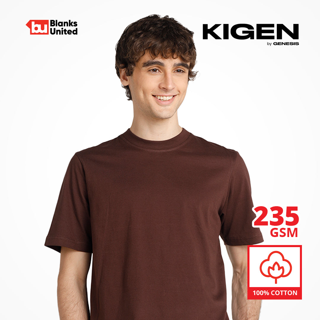 KIGEN #7900 Unisex Heavy Premium Cotton Tee DARK COLORS (Regular Fit)
