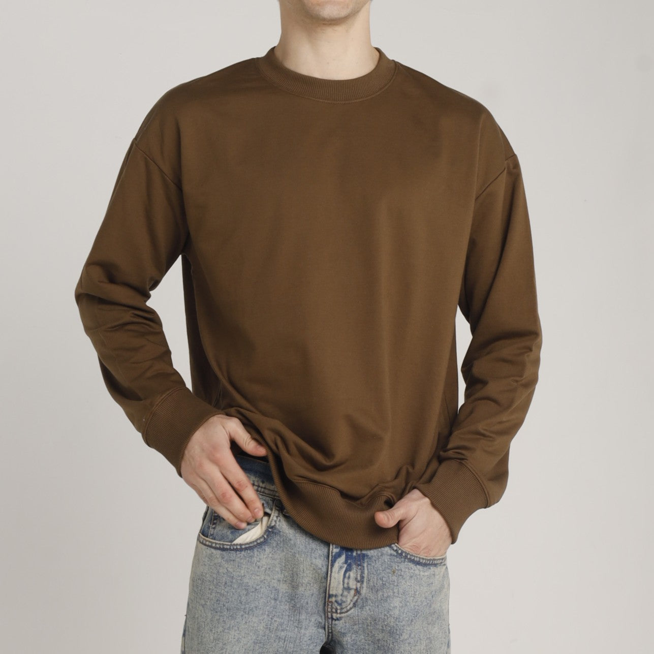 KIGEN #8000 Unisex French Terry Crewneck Sweatshirt (S-2XL)