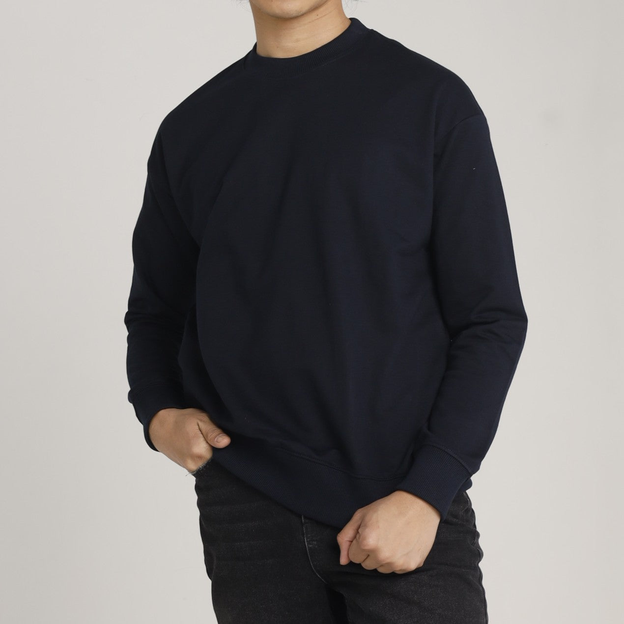 KIGEN #8000 Unisex French Terry Crewneck Sweatshirt (S-2XL)