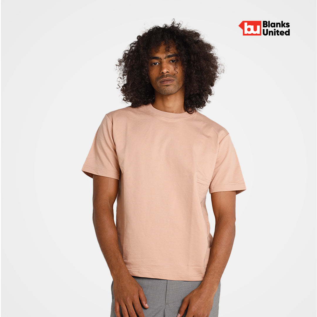 KIGEN #8700 Heavy Oversized French Terry Shirt LIGHT COLORS (Oversized Fit) (XS-2XL)