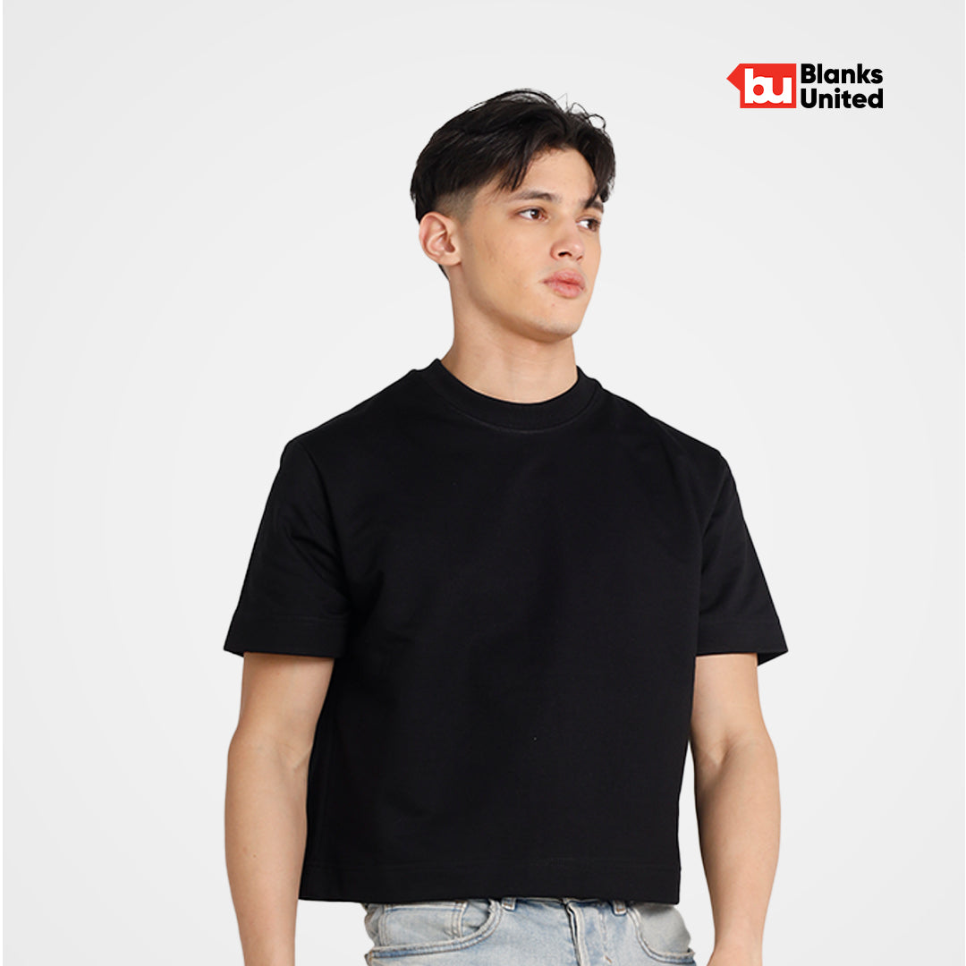 KIGEN #8700 Boxy Cropped French Terry Shirt (Boxy Cropped Fit) (XS - XL)