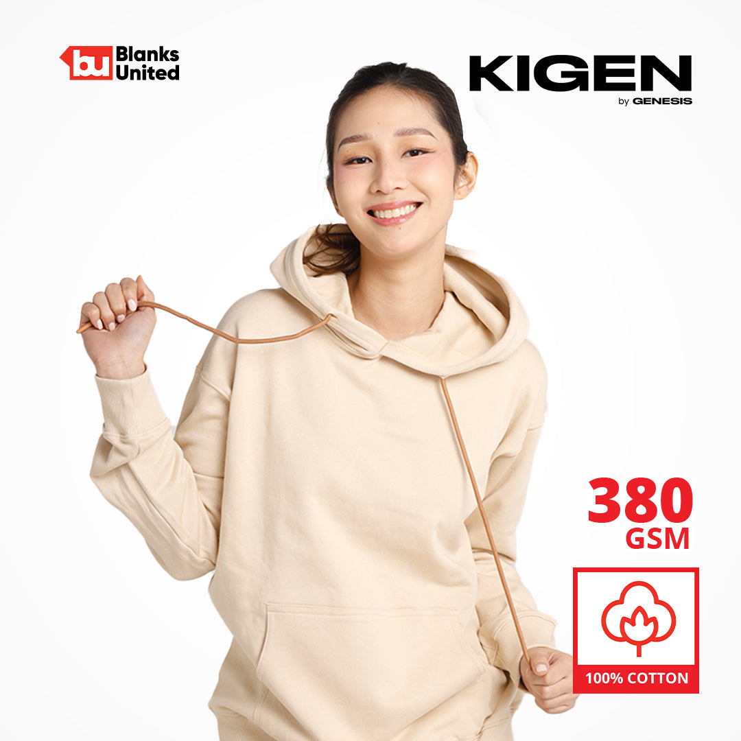 KIGEN #8900 Unisex Heavyweight Pullover Hoodie LIGHT COLORS (S-2XL)