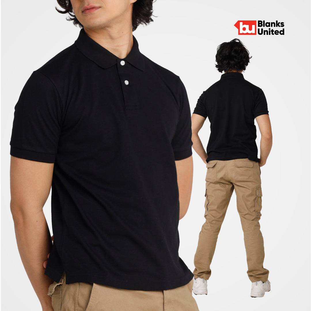 KIGEN #9000 Unisex Premium Plain Pique Polo Shirt (S-2XL)