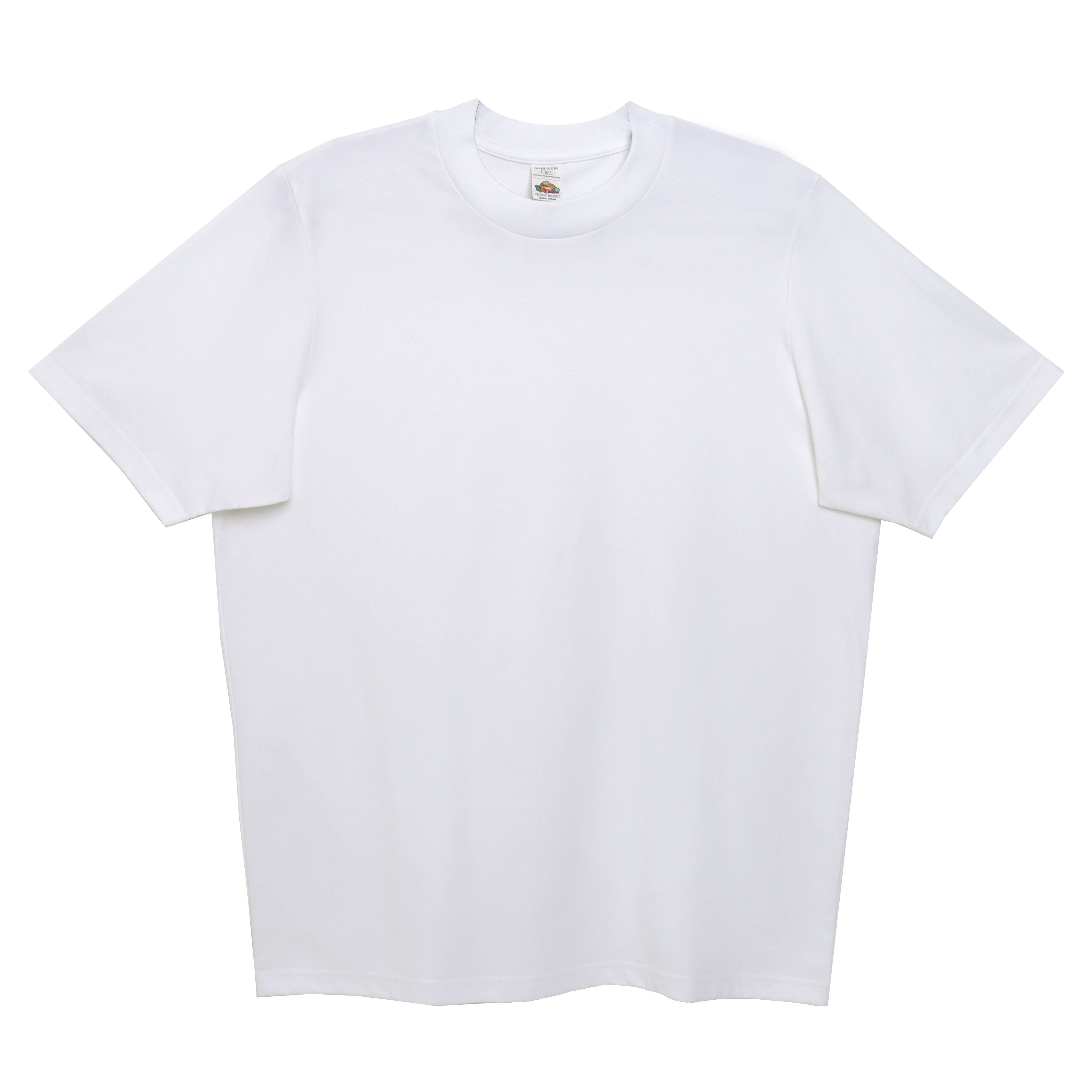 VEGGY BASKET Pro-tee Cotton T-Shirts NEUTRAL COLORS (S-2XL / Proclub Fit) (UNISEX) PROTEE