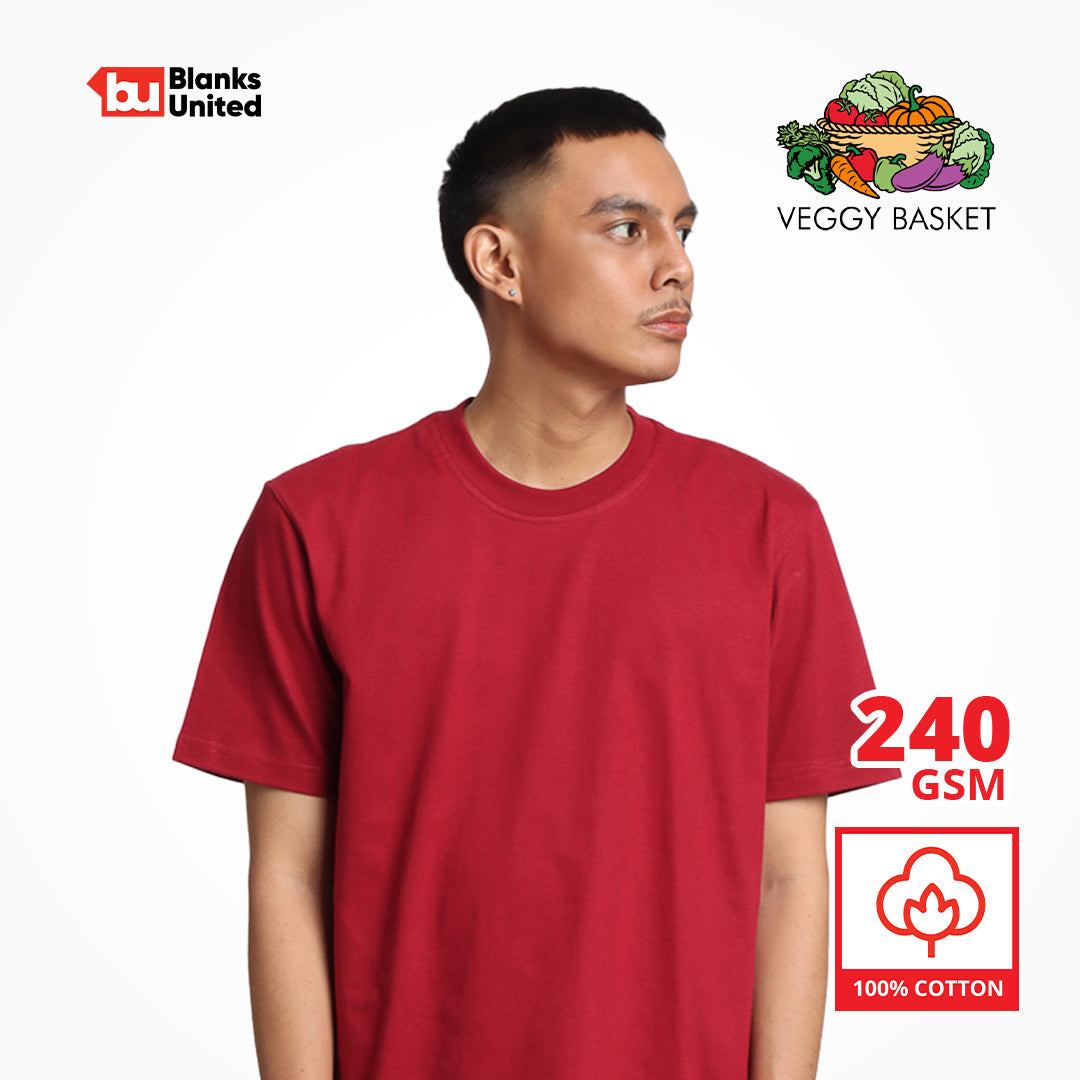 VEGGY BASKET Premium Cotton T-Shirts DARK COLORS (XS-3XL / Classic Fit) (UNISEX) PC