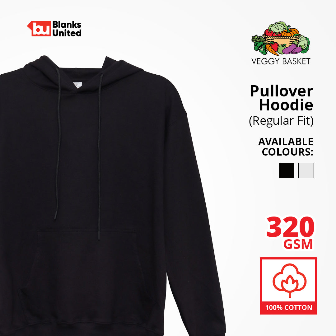 Veggy Basket Pullover Hoodie T-Shirts (S-2XL / Classic Fit) (UNISEX)