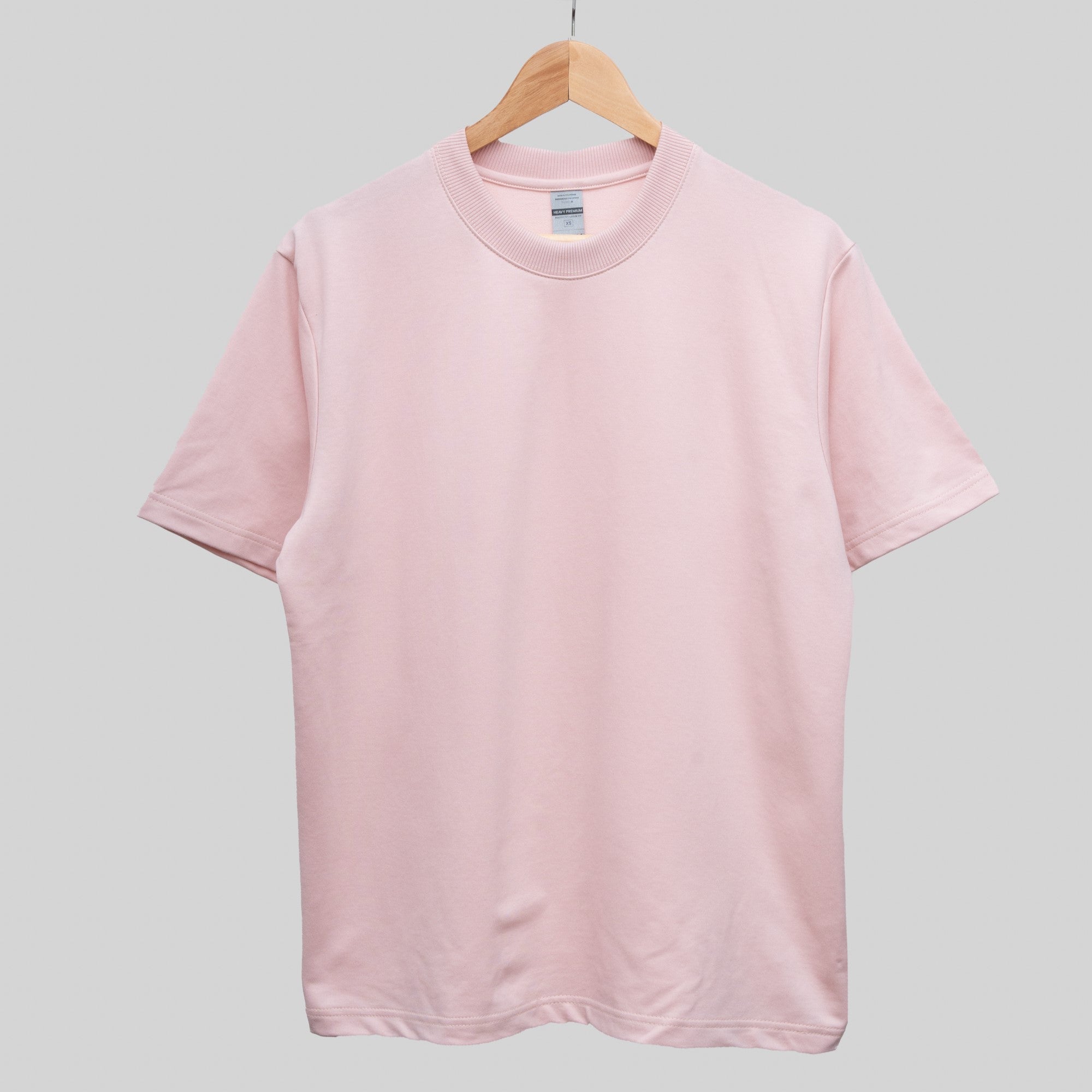 KIGEN #8700 Heavy Oversized French Terry Shirt LIGHT COLORS (Oversized Fit) (XS-2XL)