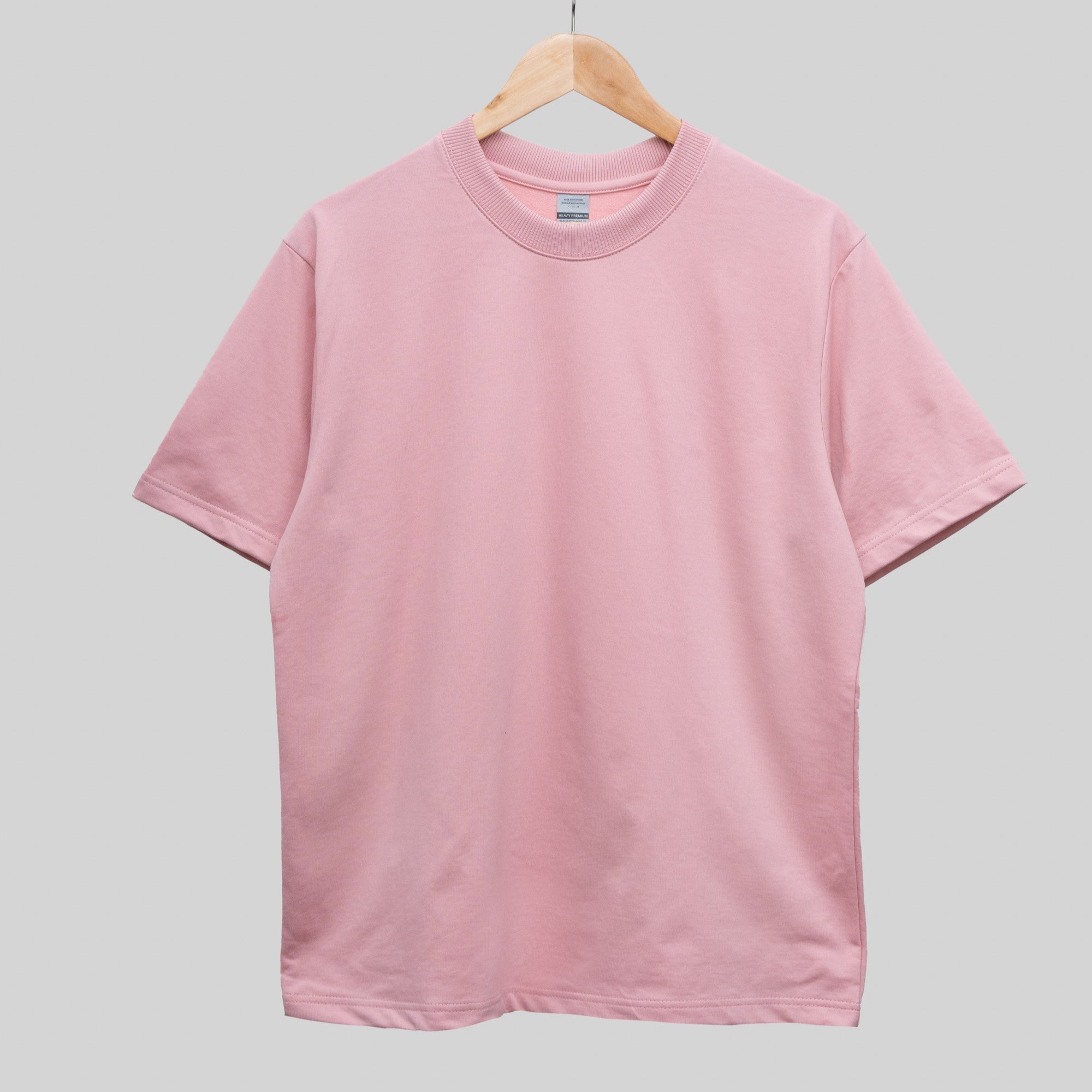 KIGEN #8700 Heavy Oversized French Terry Shirt LIGHT COLORS (Oversized Fit) (XS-2XL)